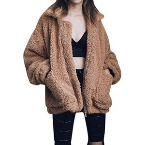 Oversized Teddy Bear Jacket
